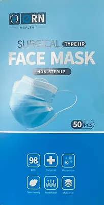  Disposable Surgical Face Masks - Pack Of 50 • £3