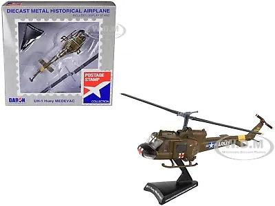 Bell Uh-1 Iroquois  Huey  Helicopter  Medevac  1/87 By Postage Stamp Ps5601-2 • $24.95