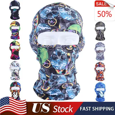 $2.99 • Buy Tactical Balaclava Face Mask UV Protection Ski Sun Hood Masks For Men Women