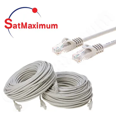 $4.85 • Buy CAT 6 Ethernet Cable Lan Network CAT6 Internet Modem GREY RJ-45 Patch Cord - LOT