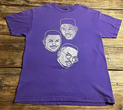 ✔️Vintage “Fresh Prince Of Belair” Carlton Banks 90s Purple Tee Shirt Size LARGE • $120