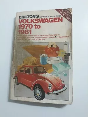 Chilton's Volkswagen Beetle 1970-1981 Repair & Tune-Up Guide Service Manual • $14.97