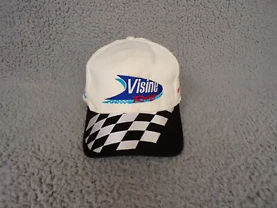 Matt Kenseth Hat Cap Mens Snapback White Visine Checkered Racing Nascar VTG • $11.99