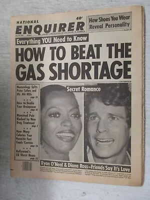 National Enquirer Magazine May 29 1979 Ryan O'neal Diana Ross Charlene Tilton • $29.95