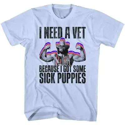 Macho Man Randy Savage Sick Puppies Men's T Shirt Need A Vet Wrestling Legend • $25.50