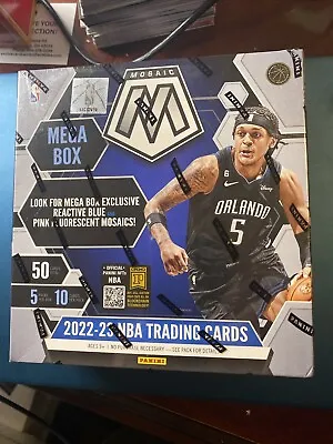2022-23 Panini Mosaic NBA Basketball Factory Sealed Mega Box • $32.99