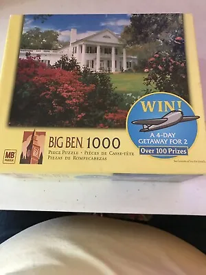 1000 Pc Puzzle Tryron Place New Bern North Carolina By Milton Bradly • $9.50