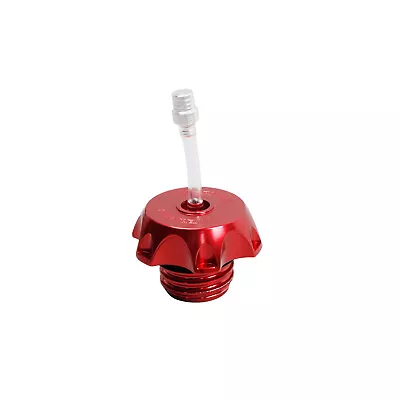 Red Fuel Tank Gas Cap For Harley Dyna Street Bob Low Rider Fat Bob Wide Glide • $39.95