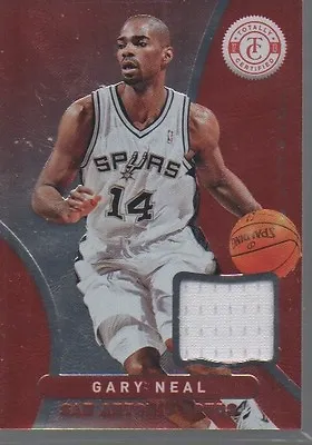 Gary Neal 2012-13 Panini Totally Certified Red Materials Jersey #193 • $4