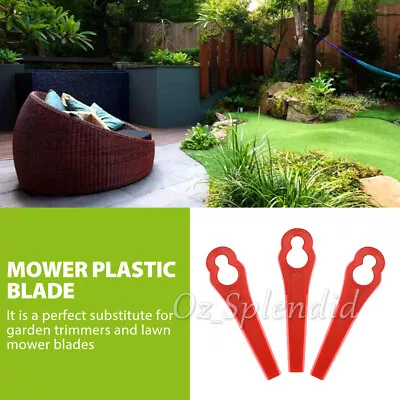 50 Pcs Grass Trimmer Blades Plastic Ozito Weed For KULLER BOSCH Brushcutter NSW • $7.99