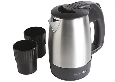 £20.89 • Buy Wahl ZX946 Travel Jug Kettle, 2 Travel Cups Dual Voltage Stainless Steel .5L 1KW