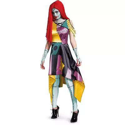 Sally Nightmare Before Christmas Prestige Costume Dress For Women Large 12-14 • $89.99