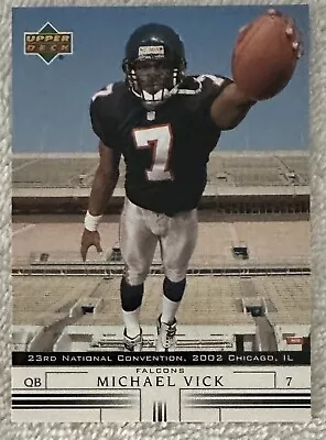 2002 Upper Deck #N-7 MICHAEL VICK 23rd National Convention  Atlanta Falcons • $0.99