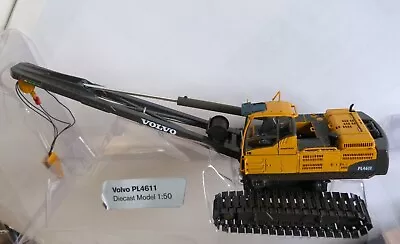 1:50 Diecast Volvo PL4611 Pipelayer / Crane - By Volvo Mechandise Corp # 110375 • $102.50