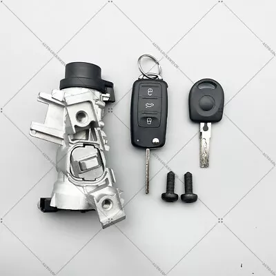 NEW IGNITION SWITCH Lock ASSEMBLY FOR VW JETTA 06-18 W/REMOTE Control KEY SHELL • $169