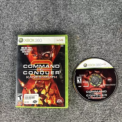 Command & Conquer 3 Kane's Wrath (Microsoft Xbox 360 2008) No Manual • $12.99