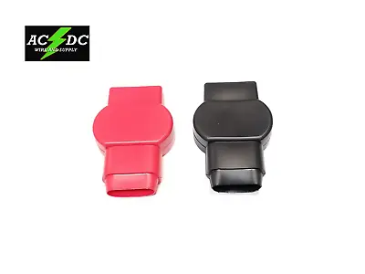 Military Battery Terminal Covers 1 RED + 1 BLACK High Temp Corrosion Protection  • $15.55