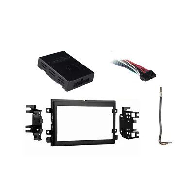 Fits Ford F-250/350/450/550 2008-2010 Double DIN Harness Radio Dash Kit • $29.99