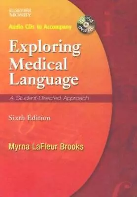 Audio CDs To Accompany Exploring Medical Language - CD-ROM - GOOD • $8.98