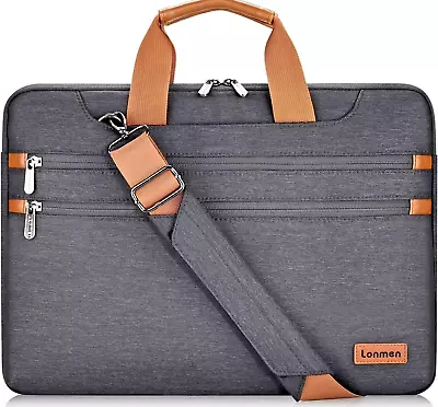 LONMEN 17.3 Inch Laptop Shoulder BagComputer Sleeve Carrying Case For 17.3  • £21.99