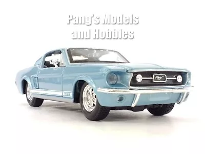 1967 Ford Mustang GT 1/24 Diecast Metal Model By Maisto - BLUE • $29.99