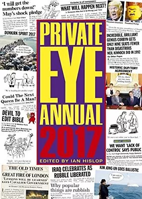 £2.25 • Buy 			Private Eye Annual 2017 (Annuals 2017),Ian Hislop		