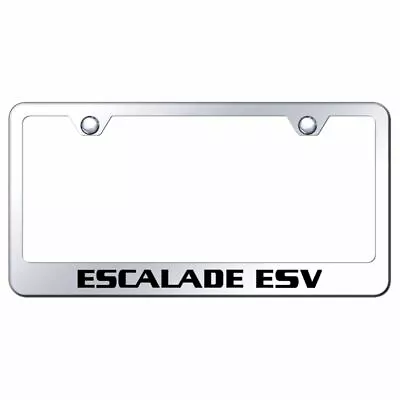 Cadillac Escalade ESV Mirrored Chrome Stainless Steel License Plate Frame • $35.95