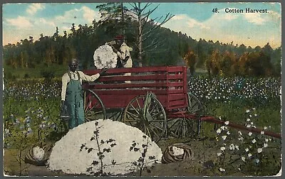 Atlanta Georgia Postcard Cotton Picking Mailed To Vineland New Jersey 1913 • $25