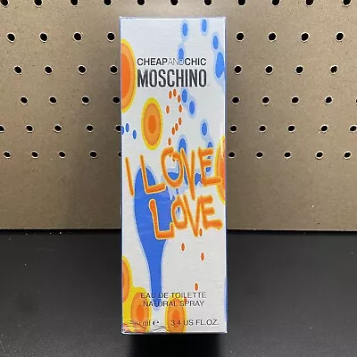 Moschino Cheap And Chic: I LOVE LOVE Women Perfume Spray 3.4 Fl. Oz Spray NIB • $25.19