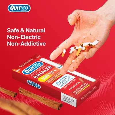 Quit Smoking Quit Vaping Aid Nicotine Free Inhaler Pen -for Cravings - Cinnamon • $16.10