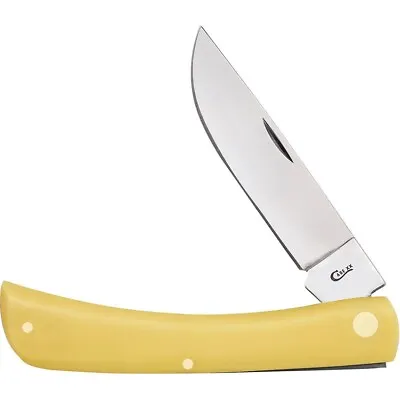 $37 • Buy Case Xx Knife - Large Sod Buster Yellow Handles - Cv Carbon Steel Blade - 4 5/8 