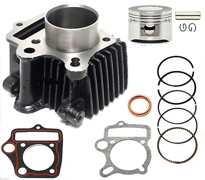 110cc CYLINDER TOP END KIT 52.4mm For Coolster 213A 050A 3050AX 3050B 3050D • $55