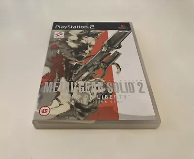 Metal Gear Solid 2: Sons Of Liberty PS2 Game - Boxed & Manual - Good Condition • £2.99