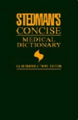 Stedman's Concise Medical Dictionary By Stedman J.L. Paperback Book The Cheap • £3.59