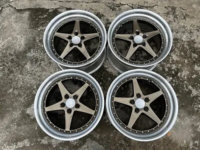 JDM 18  SSR Decolte Decollete HP Staggered Wheels For 300zx S13 S14 350z R33 R32 • $1499