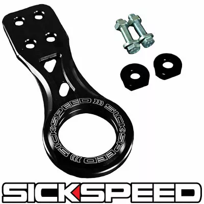 $81.81 • Buy Aluminum Front Bumper High Strength Tow Hook Black Ring Set Racing Kit P3