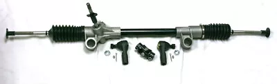 Black 1974-78 Ford Mustang II Manual Rack And Pinion + Tie Rod Ends & U-Joint • $128.87