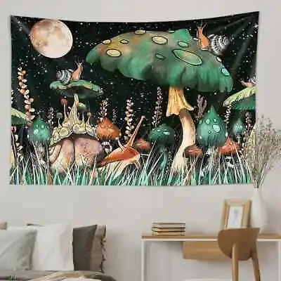 Tapestry Psychedelic Home Decor Trippy Wall Hanging Hippie Mushroom Colorful Art • $10.25