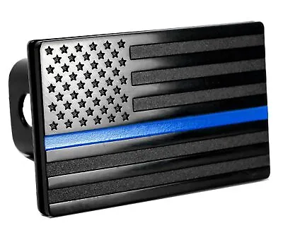 $21.99 • Buy Fit Buick Metal Tow Trailer Hitch Cover Receiver Black Blue American Flag Emblem
