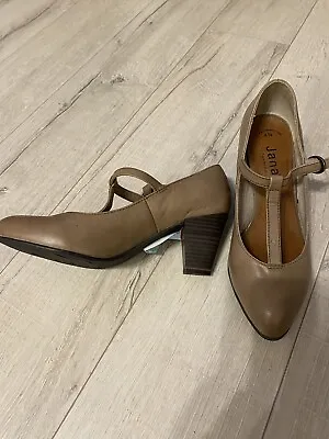 £20 • Buy Jana Leather T Bar Shoes Size 4.5 RRP £89