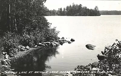 Vintage Postcard Armor Lake At Armour Lake Resort Winegar Vilas WISCONSIN  • $9.99