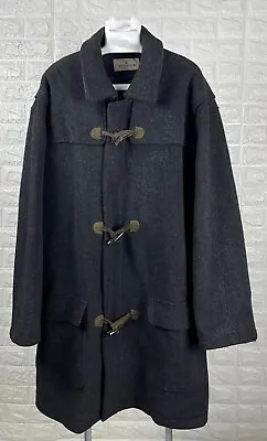 Steinbock Tyrol Austria Duffle Coat Charcoal Grey Men's Size 50/40 • $77