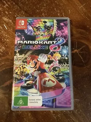 Mario Kart 8 Deluxe - Nintendo Switch - CASE ONLY - NO GAME • $20