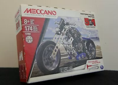 Meccano 17202 Engineering & Robotics Motorcycle Set • £10