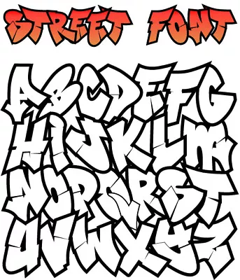 Graffiti Font - Street • $10