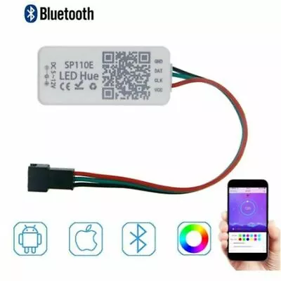 SP110E For LED Pixel Strip WS2811 WS2812B DC5-24V Bluetooth Controller Remote • $7.69