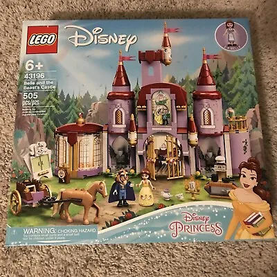 $69 • Buy LEGO Disney Belle And The Beast's Castle Set 43196 Brand New And Sealed Box