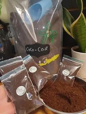 Coco Coir Organic Peat Free Coir Plant Compost  Medium Terrarium  • £0.99