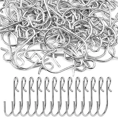 100 Pack S Shaped Metal Hooks S Shaped Stainless Steel Metal Hangers For Ind... • $15.04