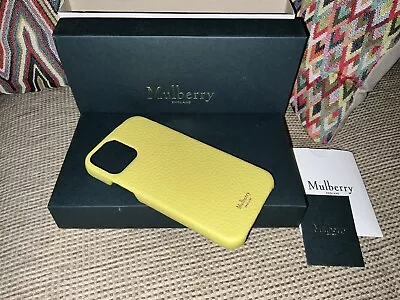 Mulberry Iphone 12 Magsafe Backing Case Leather Meadow Green Brand New Box • £40